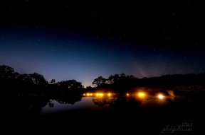 Night scene texas